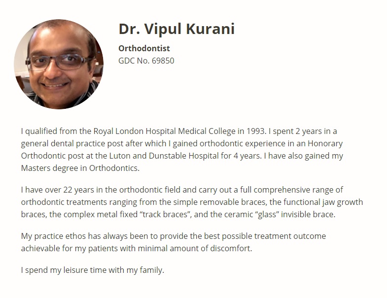 Aspects Dental Welcomes New Specialist Orthodontist To The Milton Keynes Dental Clinic - New Specialist Orthodontist Dr. Vipul Kurani
