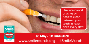 National Smile Month 2020 - 5 Top Tips For Looking After Your Oral Health - Floss Your Teeth Once A Day