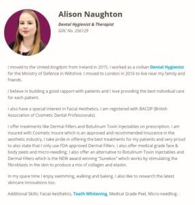 Alison Naughton - Private Dental Hygienist At Aspects Dental In Milton Keynes