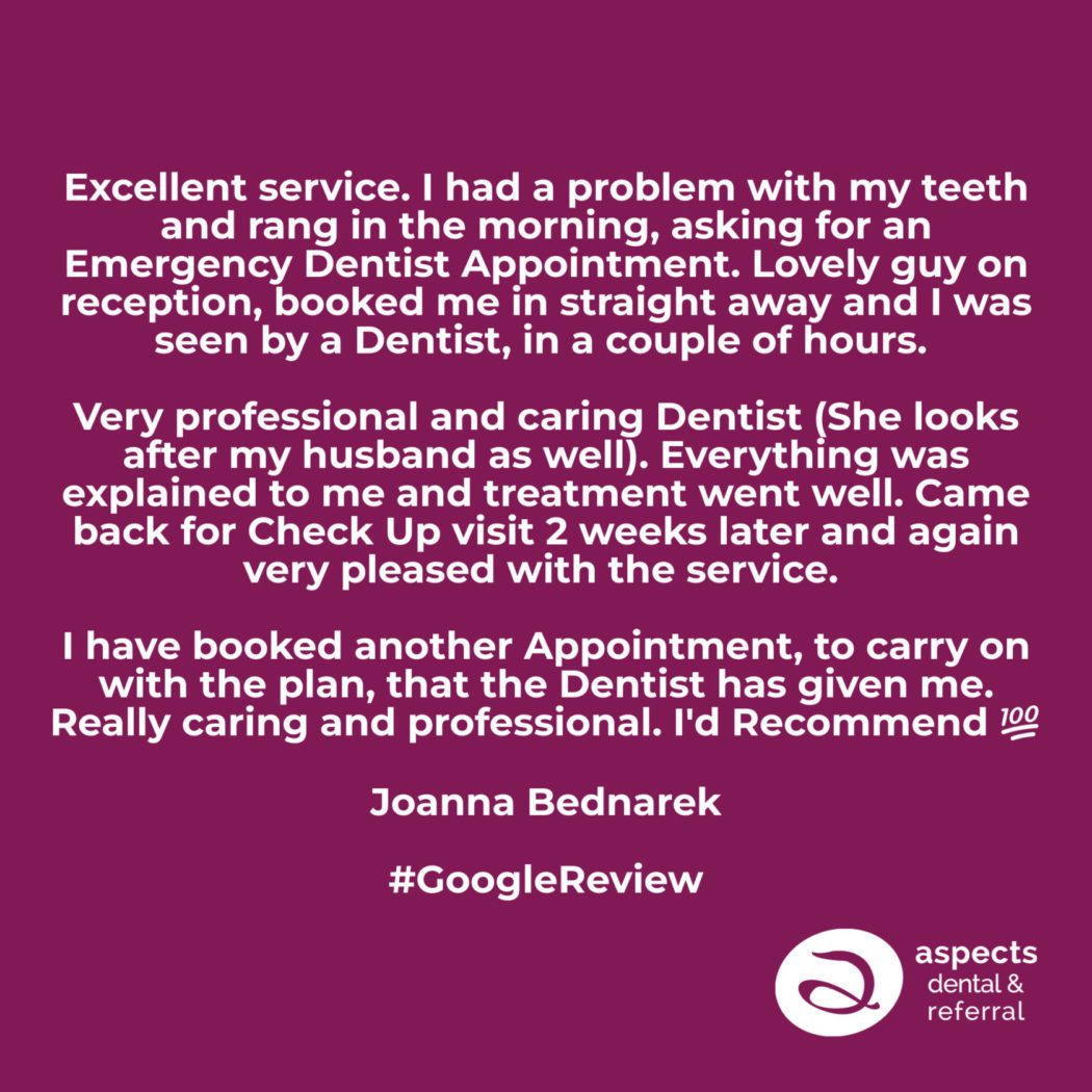 What To Do When You Can’t Find An Emergency Dentist In Bedford - Dental Patient Review About Emergency Dentist Appointment