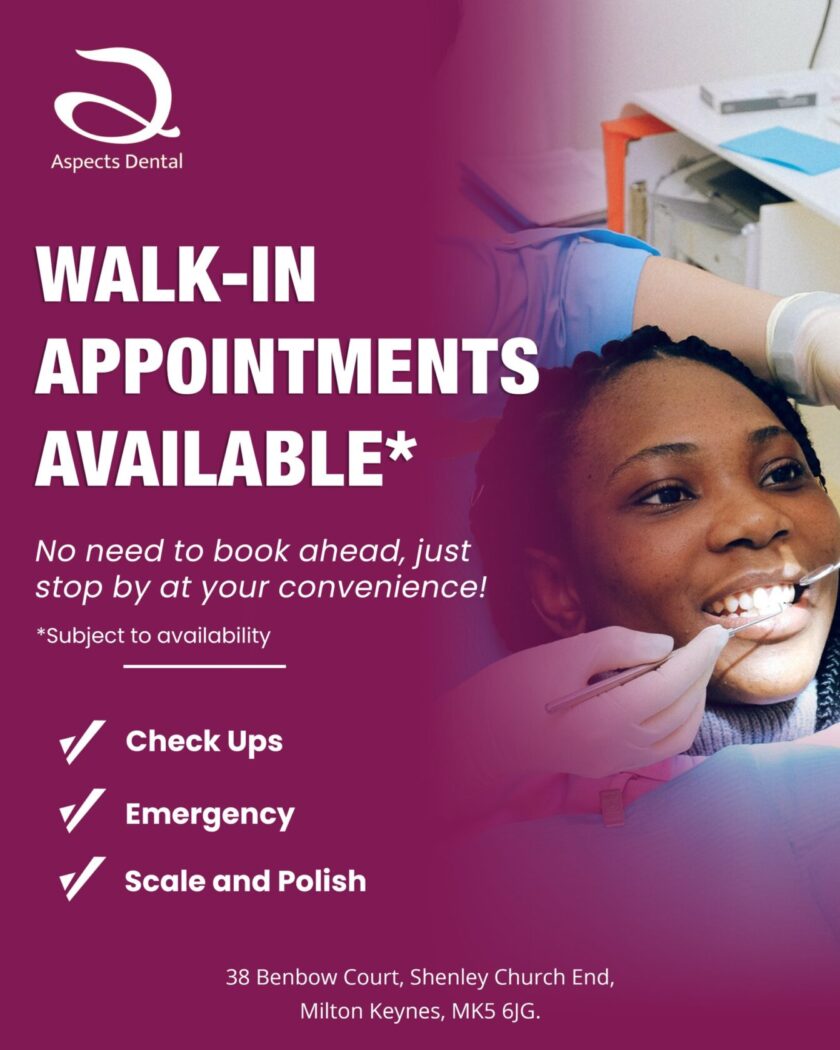 Milton Keynes Dentist Now Offers Walk-In Appointments Milton Keynes Dentist Now Offers Walk-In Appointments