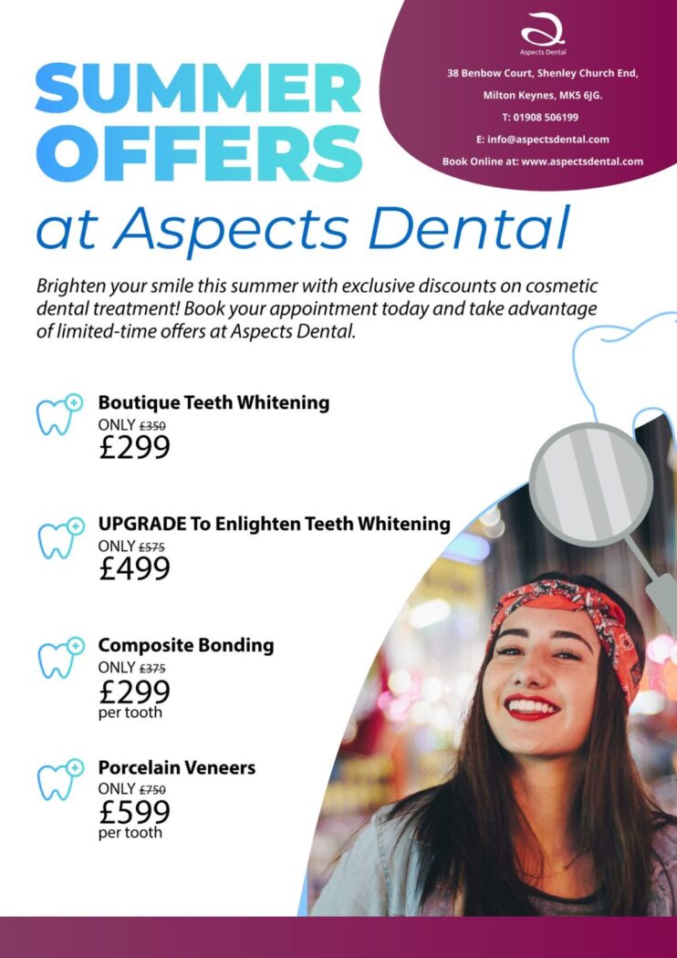 Milton Keynes Dentist Offers Cosmetic Dentistry Discounts For Summer 2025