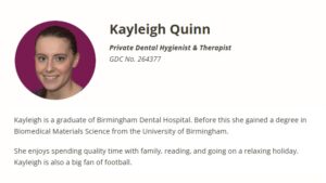 Milton Keynes Dental Hygienist Returning From Maternity Leave October 2025 - Kayleigh Quinn Private Dental Hygienist Milton Keynes